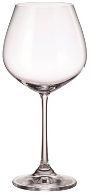 Набор бокалов для красного вина "COLUMBA" 640 мл Crystalite Bohemia (6 штук) - фото 53320