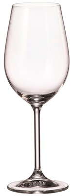 Набор бокалов для белого вина "COLIBRI" 350 мл Crystalite Bohemia (6 штук) - фото 53342