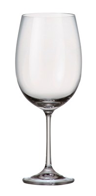 Набор бокалов для красного вина "MILVUS" 640 мл Crystalite Bohemia (6 штук) - фото 53358