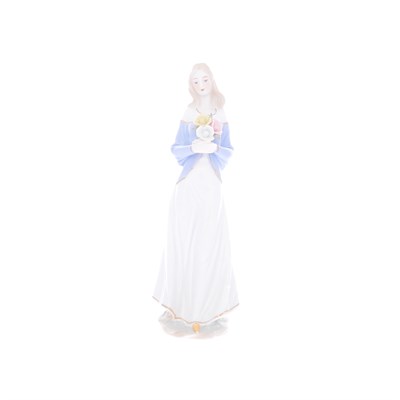 Статуэтка Royal Classics Девушка с цветами 30 см - фото 56418