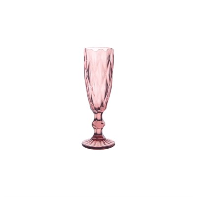 Набор бокалов для шампанского Royal Classics Ромб крупный 20*5*7 см (6 шт)  гранат - фото 56526