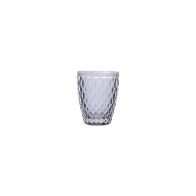 Набор стаканов Classics Ромб средний 10*8*5 см (6 шт) дымчато-серый - фото 56542