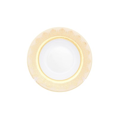 Набор глубоких тарелок Falkenporzellan Constanza Marakesh Cream Gold 22.5 см (6шт) - фото 56803