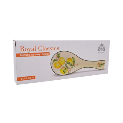 Подставка под ложку Royal Classics Лимоны 24,7*9*2,5 см - фото 58174