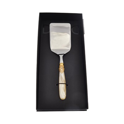 Лопатка сервировочная Domus France Gold Steel Champagne Pearl  (1шт)с - фото 60469