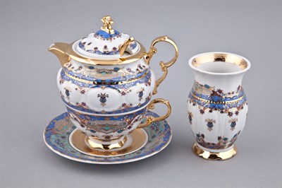 Подарочный набор чайный 6 предметов 002 Duo DeLuxe Rudolf Kampf - фото 61191