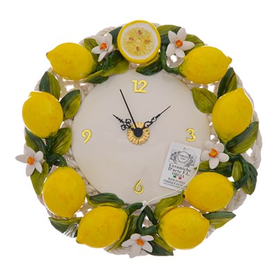 Часы настенные Orgia Лимоны 26 см - фото 61559