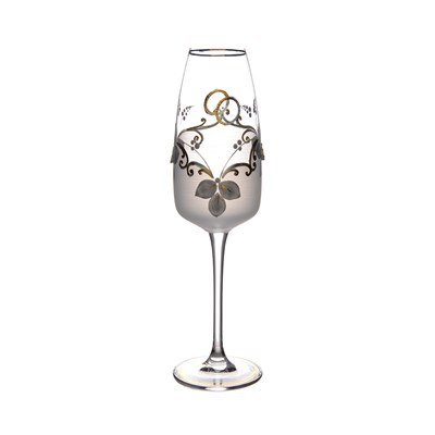 Свадебный набор из 2-х бокалов для шампанского"E-S" - фото 63769