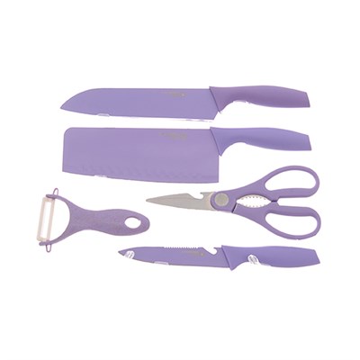 Кухонный набор Royal Classics 5 предметов фиолетовый - фото 65678