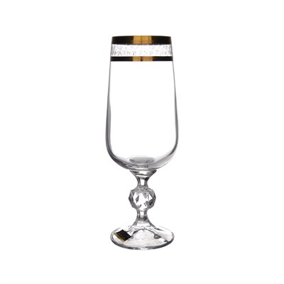 Набор бокалов для вина Crystalite Bohemia Sterna/Klaudie Золотая ветка 280 мл - фото 65751