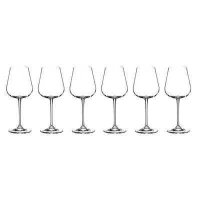 Набор бокалов для вина Crystalite Bohemia Ardea/Amundsen 450 мл (6 шт) - фото 66482