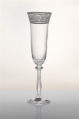 Набор бокалов для шампанского Анжела 190 мл (6 штук) Crystalex - фото 67531