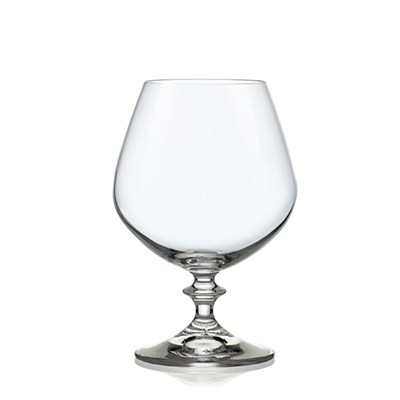 Набор бокалов для бренди Анжела 400 мл (6 штук), недекорированный Crystalex - фото 67545