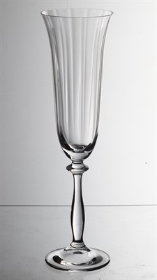 Набор бокалов для шампанского Анжела 190 мл (6 штук) оптика, недекорированный Crystalex - фото 67559
