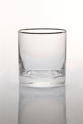 Набор стаканов для виски Барлайн 280 мл (6 штук), декор "Отводка золото" Crystalex - фото 67742