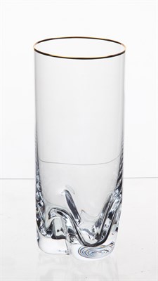 Набор стаканов для виски Барлайн Трио 280 мл (6 штук), декор "Отводка золото" Crystalex - фото 67767