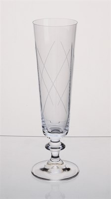 Набор бокалов для шампанского Белла 205 мл (6 штук), декор "Алмазные грани" Crystalex - фото 67770