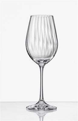 Набор бокалов для вина Виола 350 мл (6 штук), оптика "Waterfall" Crystalex - фото 67856