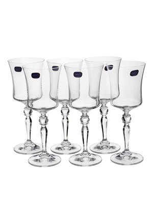 Набор бокалов для вина Грация 250 мл (6 штук) Crystalex - фото 67907