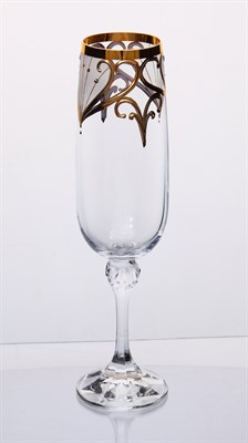 Набор бокалов для шампанского Джулия 180 мл (6 штук) Crystalex - фото 67960