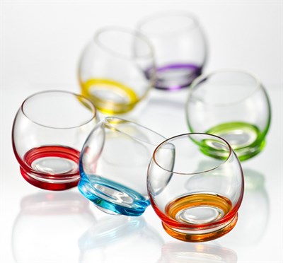 Набор стаканов для виски Крэйзи 390 мл (6 штук) Crystalex - фото 68211