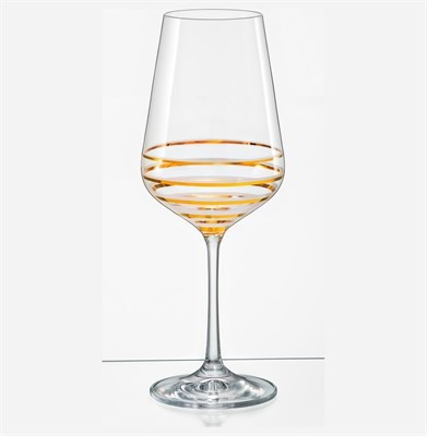 Набор для вина графин и бокалы Сандра 450 мл Crystalex 3 предмета - фото 68236