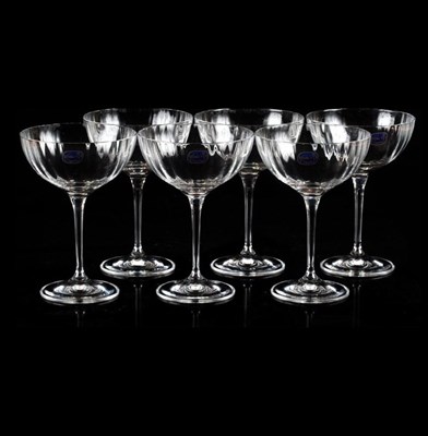 Набор бокалов для мартини Кейт 210 мл (6 штук) оптика Crystalex - фото 68277