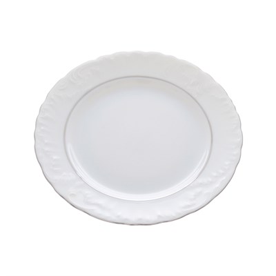 Набор плоских тарелок 17 см Repast Rococo с платиновой полосой (6 шт) - фото 68401