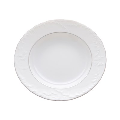 Набор глубоких тарелок 22,5 см Repast Rococo с платиновыми полосками ( 6 шт) - фото 68548