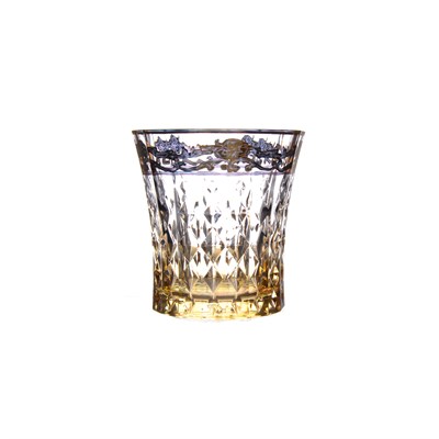 Набор стаканов для виски медовое золото TIMON Lady Diamond 270 мл - фото 69132