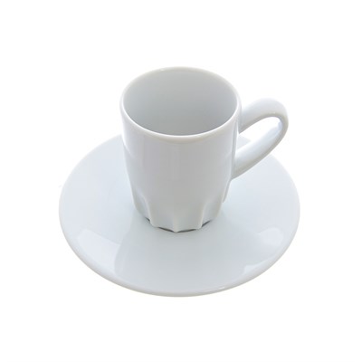 Чашка+блюдце для эспрессо Benedikt Ribby  80 мл - фото 69821