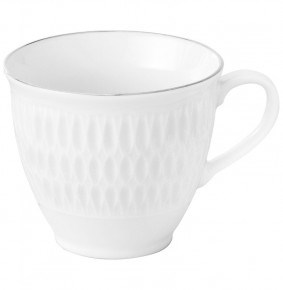 Чайная чашка 250 мл Sofia, декор "Двойная отводка платиной" Cmielow - фото 71114