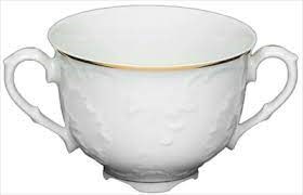 Чашка для бульона 330мл Rococo, декор "Отводка золото" Cmielow - фото 71225