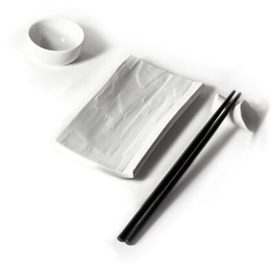 Набор для суши SUSHI NATURE 3 предмета, цвет белый Cmielow - фото 71417