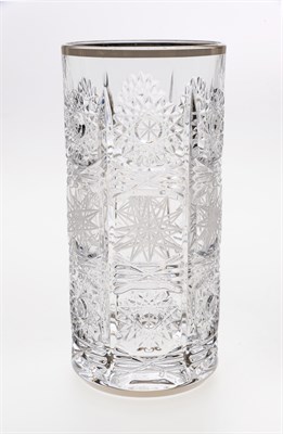 Набор стаканов для воды "500PK", декор "Платина", шлифовка; 370 мл (набор 6 шт.), хрусталь, Bohemia Jihlava - фото 71578