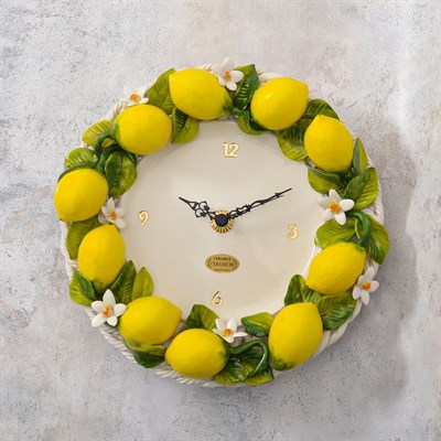 Часы настенные Orgia Лимоны 34 см - фото 73267
