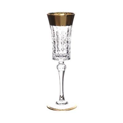 Набор бокалов для шампанкого Lady Diamond матовая полоса 270 мл (6 шт) - фото 76578