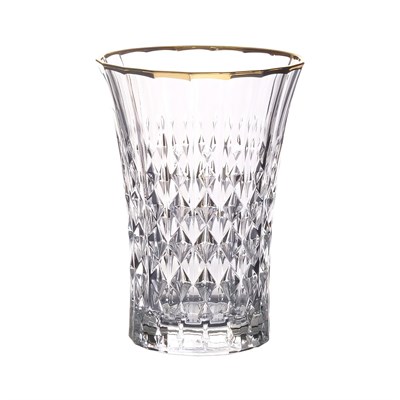 Набор стаканов для воды Lady Diamond золотая полоса 360 мл (6 шт) - фото 76597