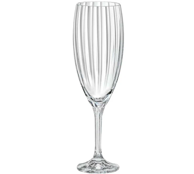 Набор бокалов для шампанского Магнолия 210 мл оптика Crystalex - фото 80525