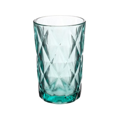 Набор стаканов для воды Royal Classics Крупный ромб 12.5*8*6.5 (6 шт) изумрудный - фото 81741