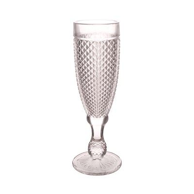 Набор фужеров для шампанского Royal Classics Мелкий ромб (6 шт) 12*10.5*7.8 см прозрачный - фото 81767