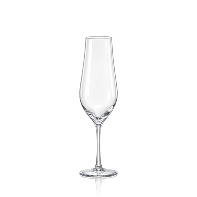 Набор бокалов для шампанского Пралине 100 мл (4 шт), недекорированный Crystalex - фото 82404