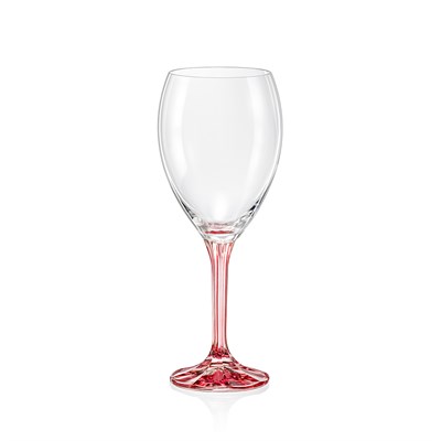 Набор бокалов для вина Магнолия 350 мл, оптика pink (6 шт) - фото 82432