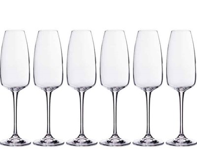 Набор фужеров для шампанского Crystalite Bohemia Anser/Alizee 290 мл (6 шт) - фото 82539