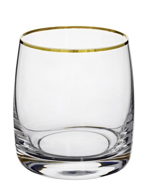 Набор стаканов для виски Идеал 230 мл (6шт), отводка золото - фото 82825