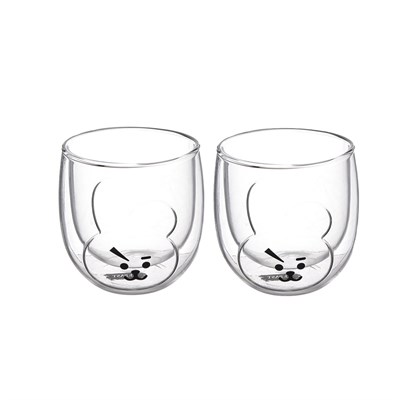 Набор стаканов с двойным стеклом Repast Animals 300 мл (2 шт) - фото 83487