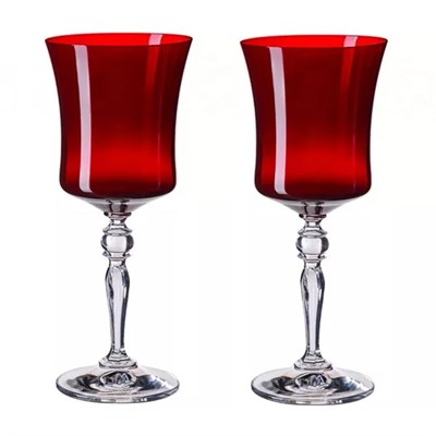 Набор бокалов для вина Грация 185 мл декор "Коллекция Богема" Crystalex (6 шт) - фото 83575