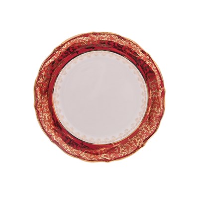 Набор тарелок Repast Красный лист Мария-тереза M-D 25 см (6шт) - фото 84176