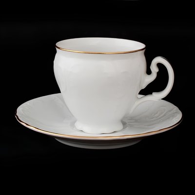 Чашка кофейная (без блюдца) Bernadotte Отводка золото 90 мл - фото 84777