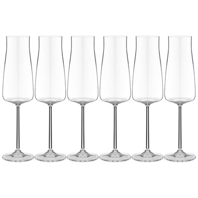 Набор бокалов для шампанского Алекс 210 мл, без декора - фото 84901